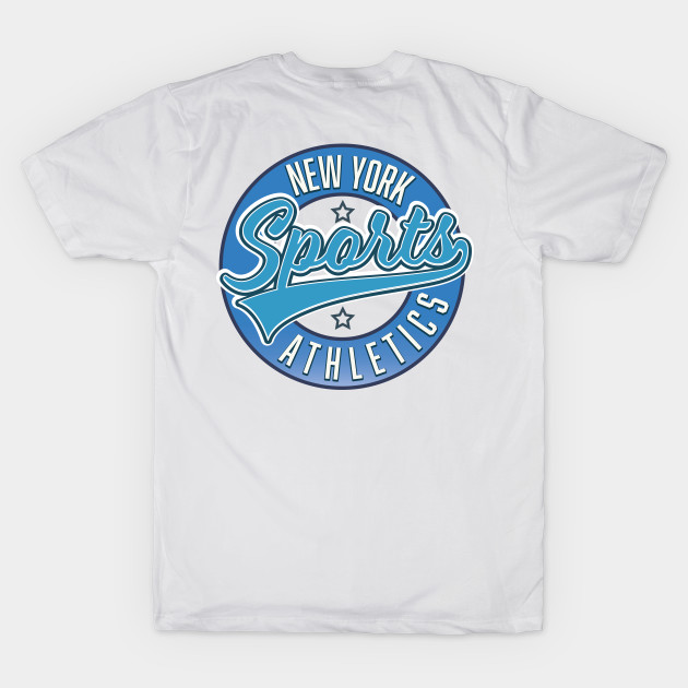 new york sports blue athletic logo by nickemporium1